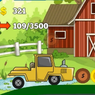 Гра: 2D трактор Підйом на пагорб