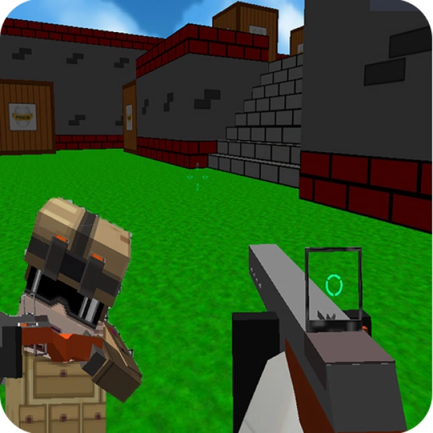 Гра: Блокова зброя 3D Війна Багатокористувацька гра