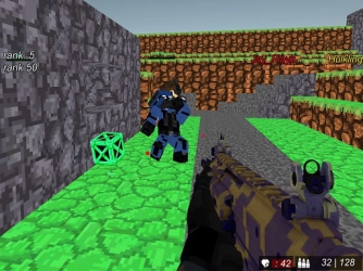 Гра: Blocky Wars Просунутий Спецназ Бойовий Багатокористувацька гра