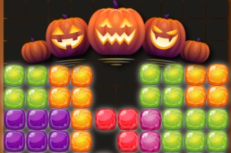Гра: Блоки-головоломки з цукерками на Хеллоуїн