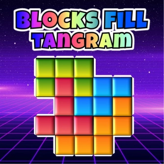 Гра: Блоки заповнюють головоломку Танграм