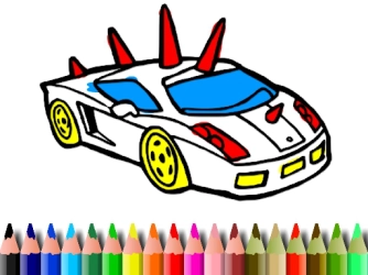 Гра: Книжка-розмальовка BTS Gta Cars