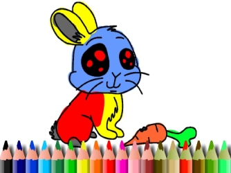 Гра: Книжка-розмальовка кролик BTS