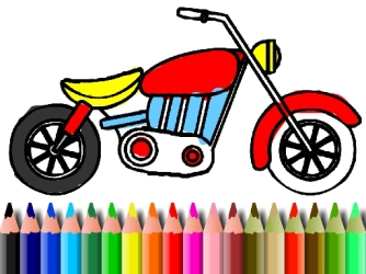Гра: Книжка-розмальовка для мотоциклів BTS