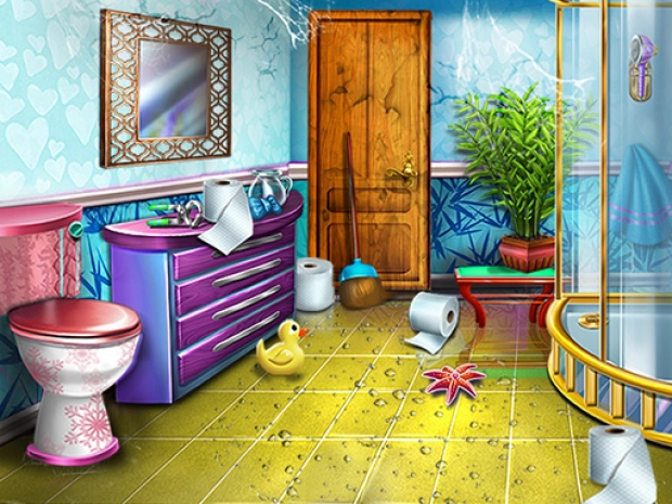 Гра: Декор ванної кімнати Ice Queen