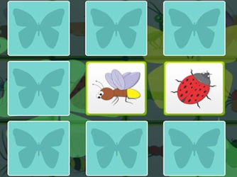 Гра: Дитяча пам'ять з комахами