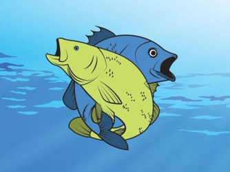 Гра: Дружня рибка-розмальовка
