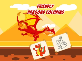 Гра: Дружні дракони: Книжка-розмальовка