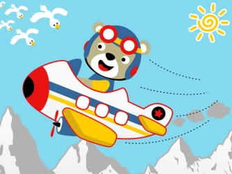 Гра: Дружні літачки для дітей Книжка-розмальовка