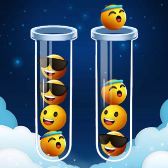 Гра: Emoji Сортувати за кольором головоломки