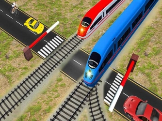 Гра: Єврозалізничний переїзд: Залізничні поїзди проходять 3D