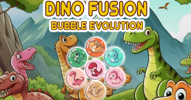 Гра: Еволюція бульбашок Dino Fusion