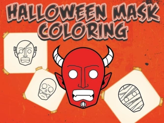 Гра: Книжка-розмальовка маска на Хеллоуїн