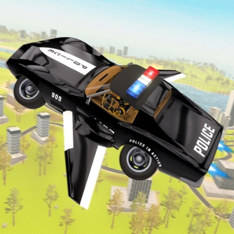 Гра: Ігра Літаючий автомобіль Поліцейські ігри
