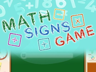 Гра: Гра «Математичні знаки»