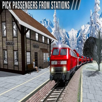 Гра: Гра Uphill Station Bullet Passenger Train Drive