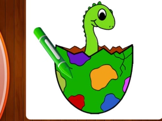 Гра: Книжка-розмальовка Динозаври Частина I