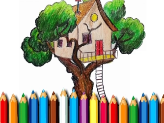 Гра: Книжка-розмальовка Будиночок на дереві