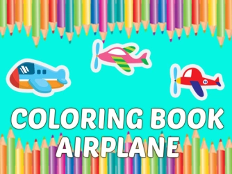 Гра: Книжка-розмальовка літак для навчання дітей