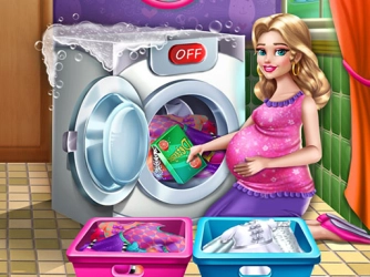 Гра: Мама займається пранням білизни