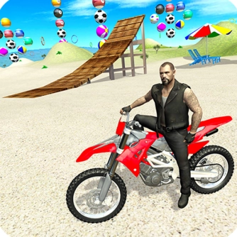 Гра: Мотоцикл Пляжний Боєць 3D