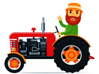 Гра: Мультфільм Фермерські трактори