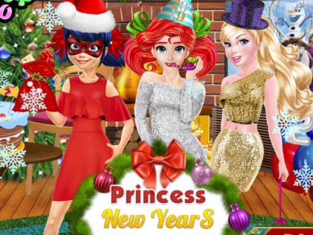 Гра: Новорічна вечірка принцеси