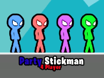 Гра: Вечірка Стікмен 4 гравця