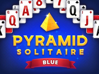 Гра: Пасьянс «Піраміда» синього кольору