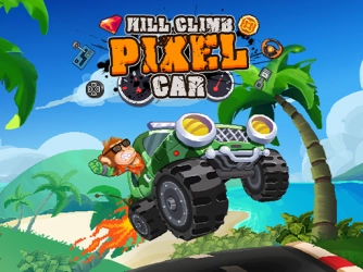 Гра: Піксельний автомобіль для сходження на пагорб
