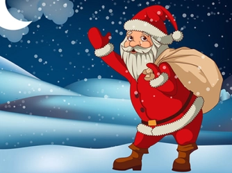 Гра: Подарунковий пакет Санта Клауса Пазл