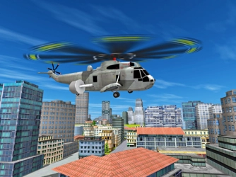 Гра: Політ на вертольоті по місту