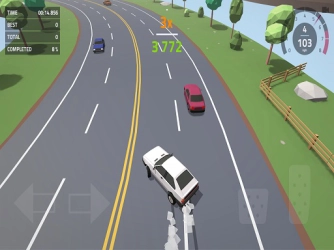 Гра: Polygon Drift: Нескінченні гонки на дорогах