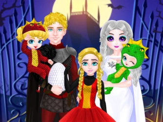 Гра: Сімейний костюм принцеси на Хеллоуїн