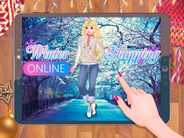 Гра: Зимовий шопінг принцеси онлайн