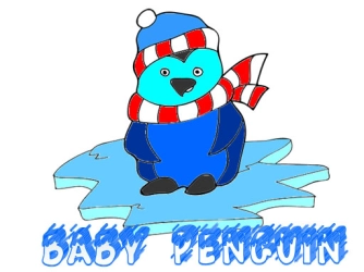 Гра: Розмальовка Дитинча пінгвіна