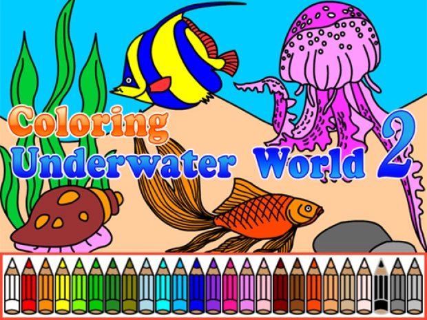 Гра: Розмальовка Підводний світ 2