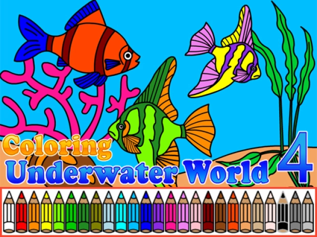 Гра: Розмальовка Підводний світ 4