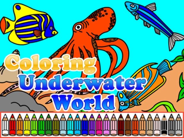 Гра: Розмальовка Підводний світ