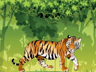 Гра: Розмальовка Сердитий тигр