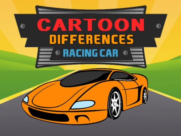 Гра: Відмінності мультяшних гоночних автомобілів