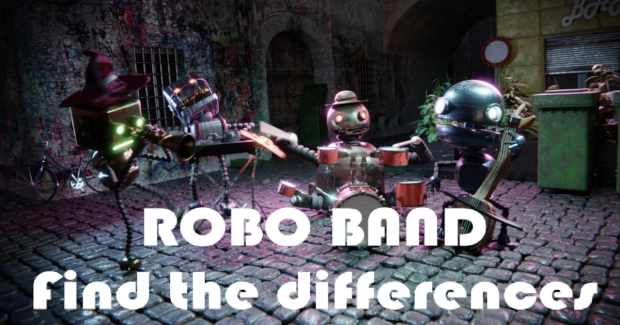 Гра: Robot Band - знайди відмінності