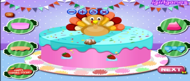 Гра: Щасливого майстра тортів на День подяки