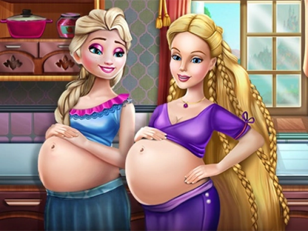 Гра: Щасливі принцеси вагітні найкращі подруги