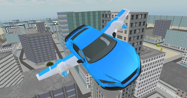 Гра: Симулятор літаючого автомобіля 3D 2020