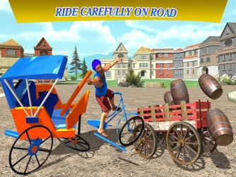Гра: Симулятор рикші на міському велосипеді 2020