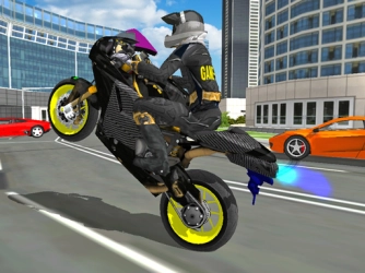 Гра: Симулятор супергероя трюків на мотоциклі