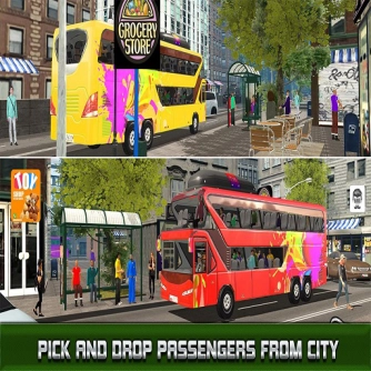 Гра: Сучасний симулятор водіння міського автобуса Нові ігри 2020