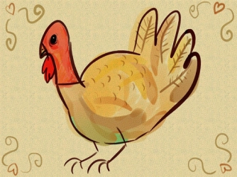 Гра: Дякую Giving Turkey Slide