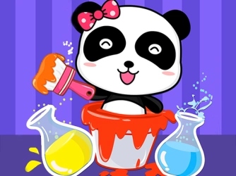 Гра: Студія змішування кольорів Baby Panda